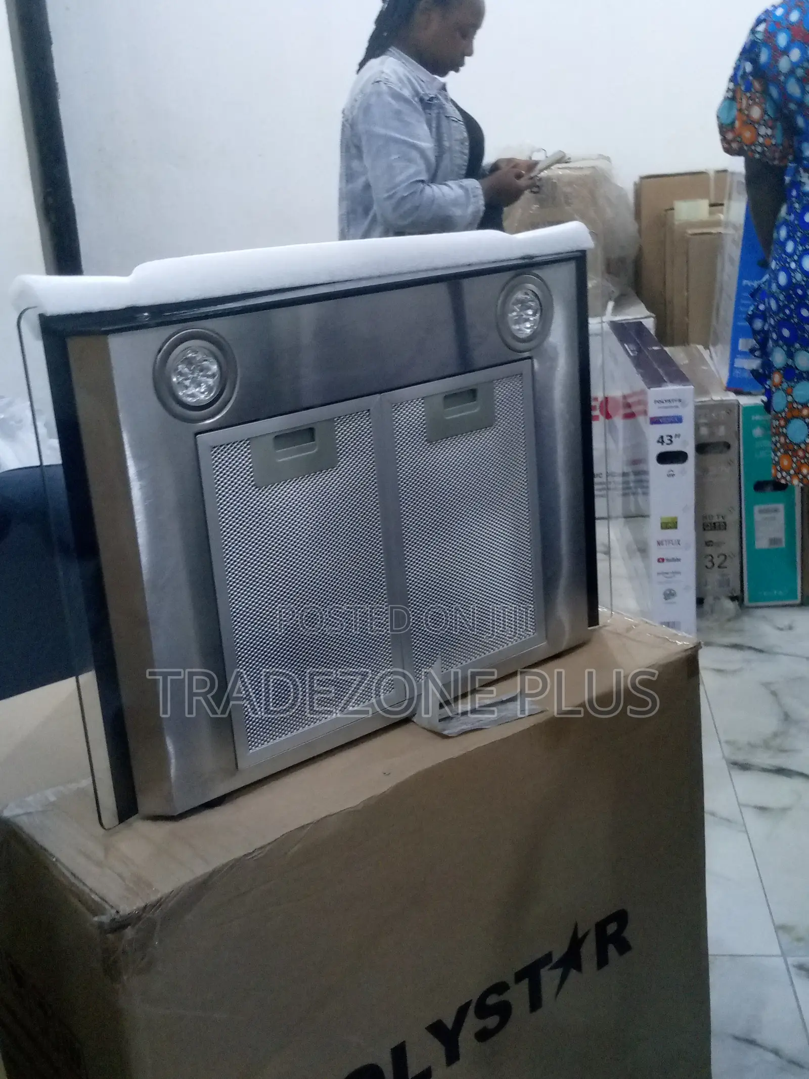 Classic Polystar 60cm Kitchen Smoke Rangehood Pv-6009bd