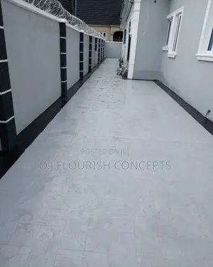 Freshly Made Stamped Concrete