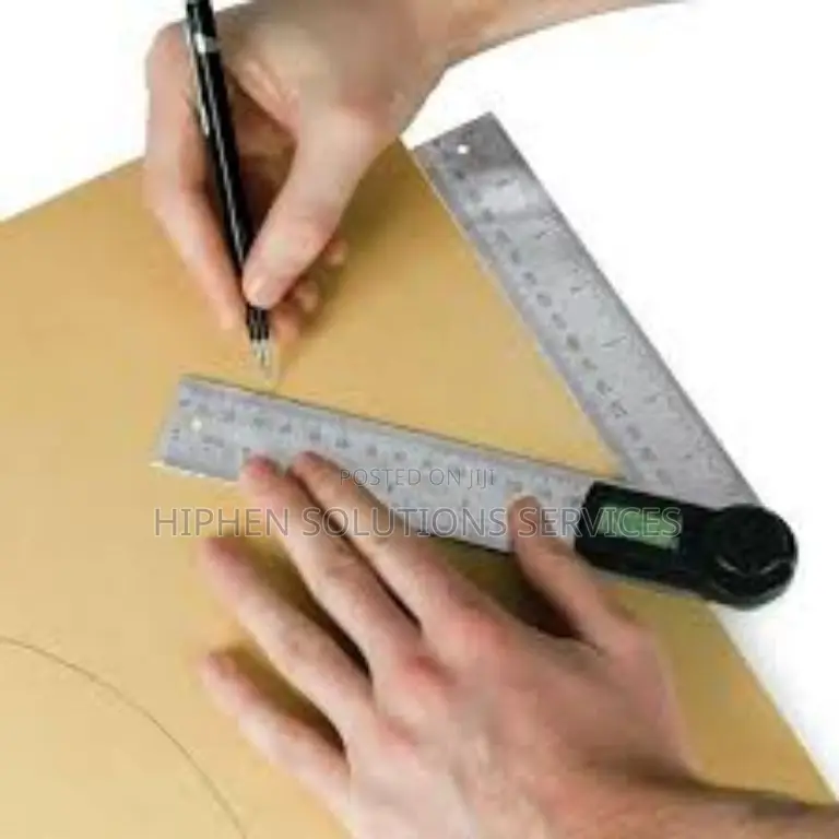 Electronic Digital Angle Finder 8" Protractor Ruler
