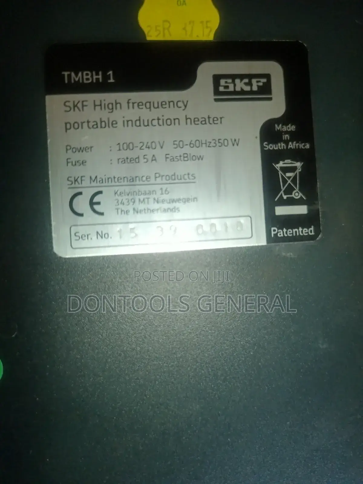 SKF TMBH 1 High Frequency Portable Induction Heater