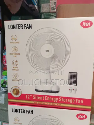 Rechargeable Fan With Solar