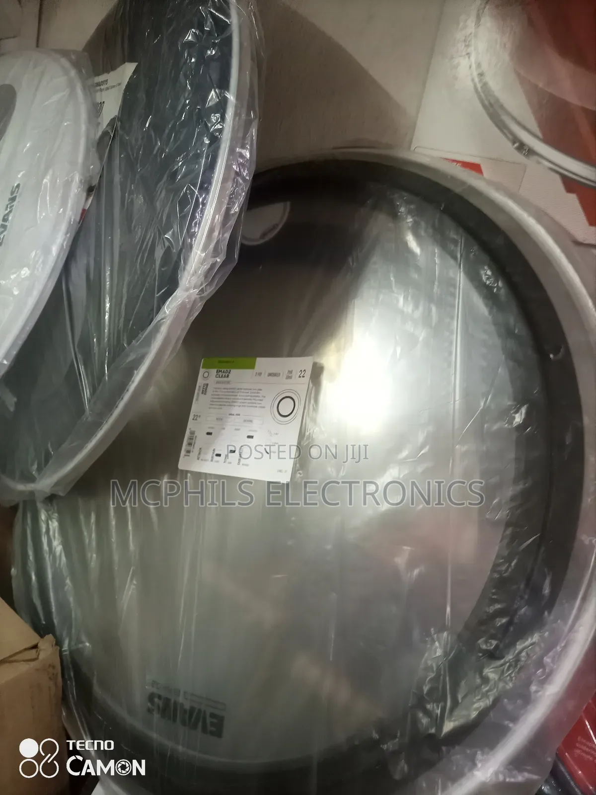 Evans White Drum Heads Of 5pc Set