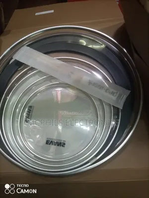 Evans White Drum Heads Of 5pc Set