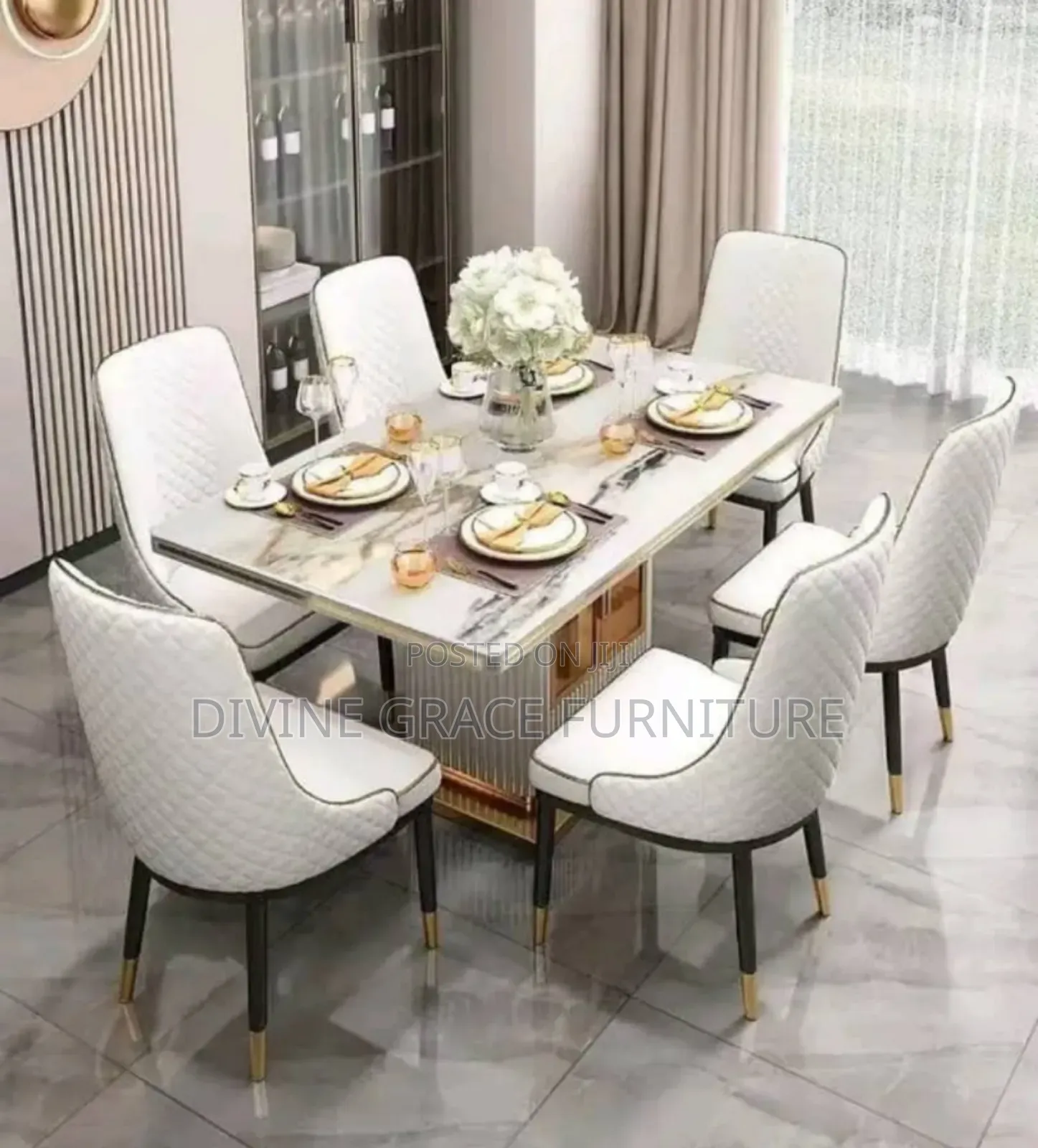 Classic Dinning Table and Chairs