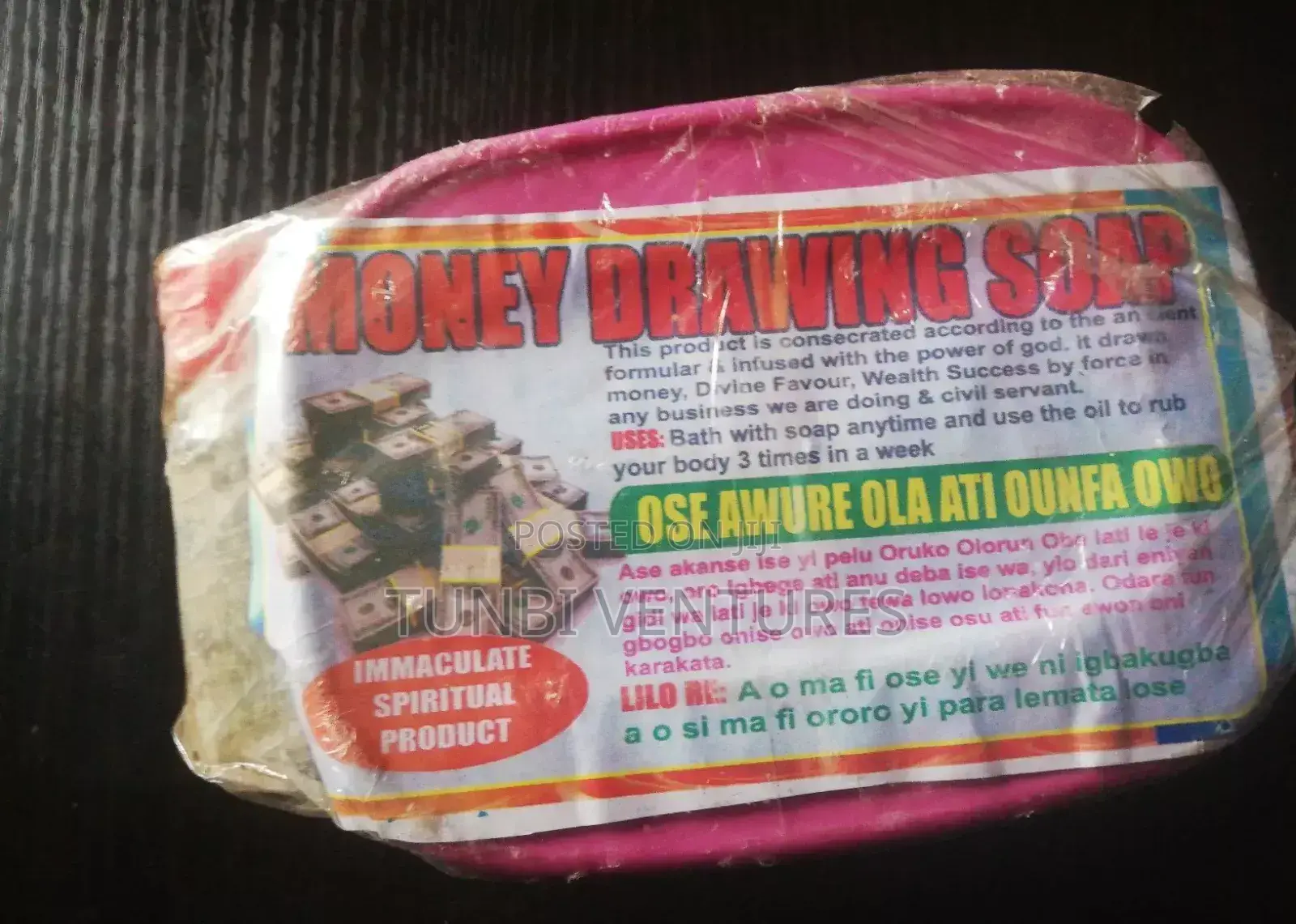 Money Drawing Spiritual Soap