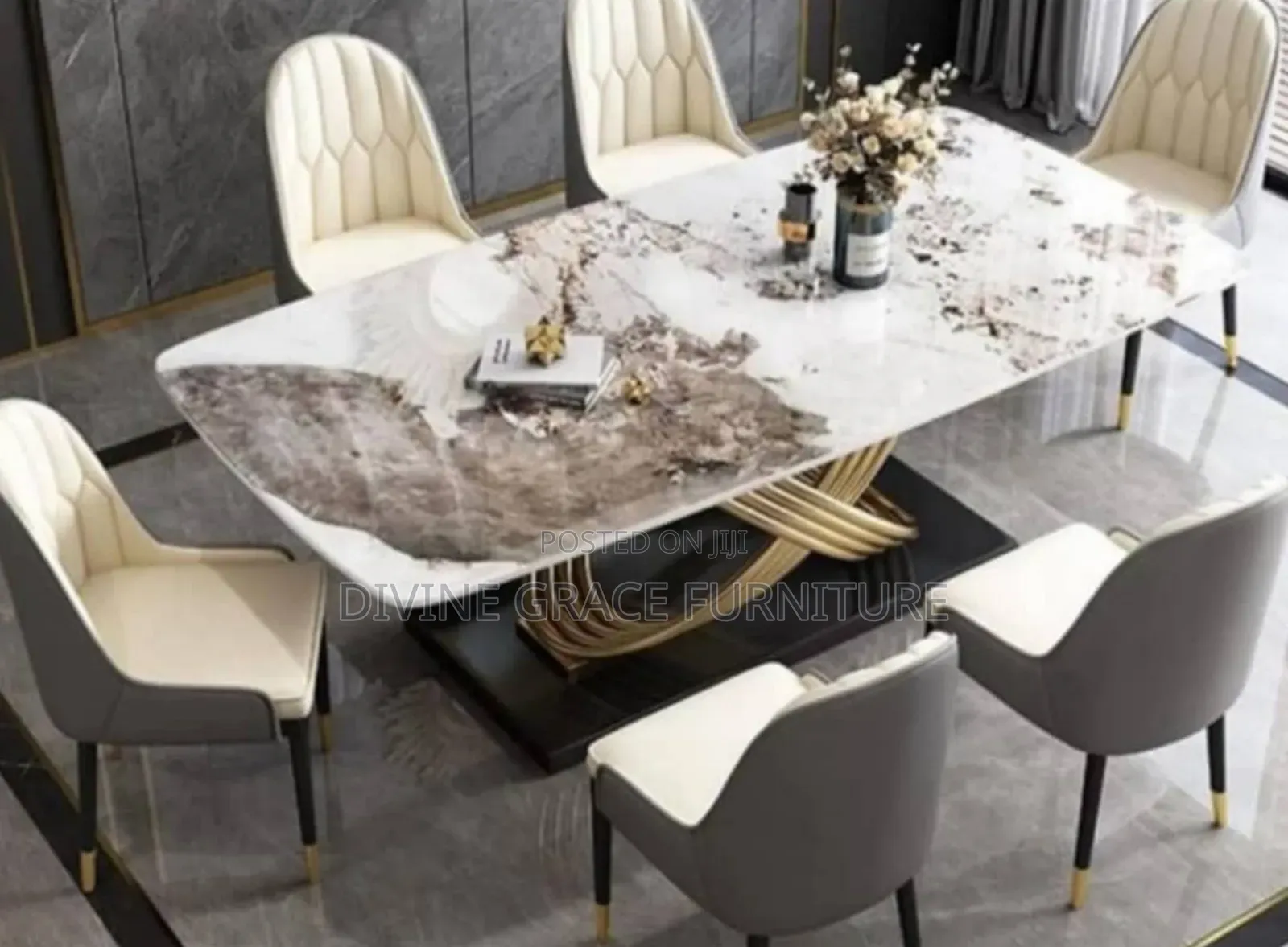 Luxury Dinning Table and Chairs
