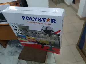Super Cool Polystar 18'' Rechargeable Standing Fan