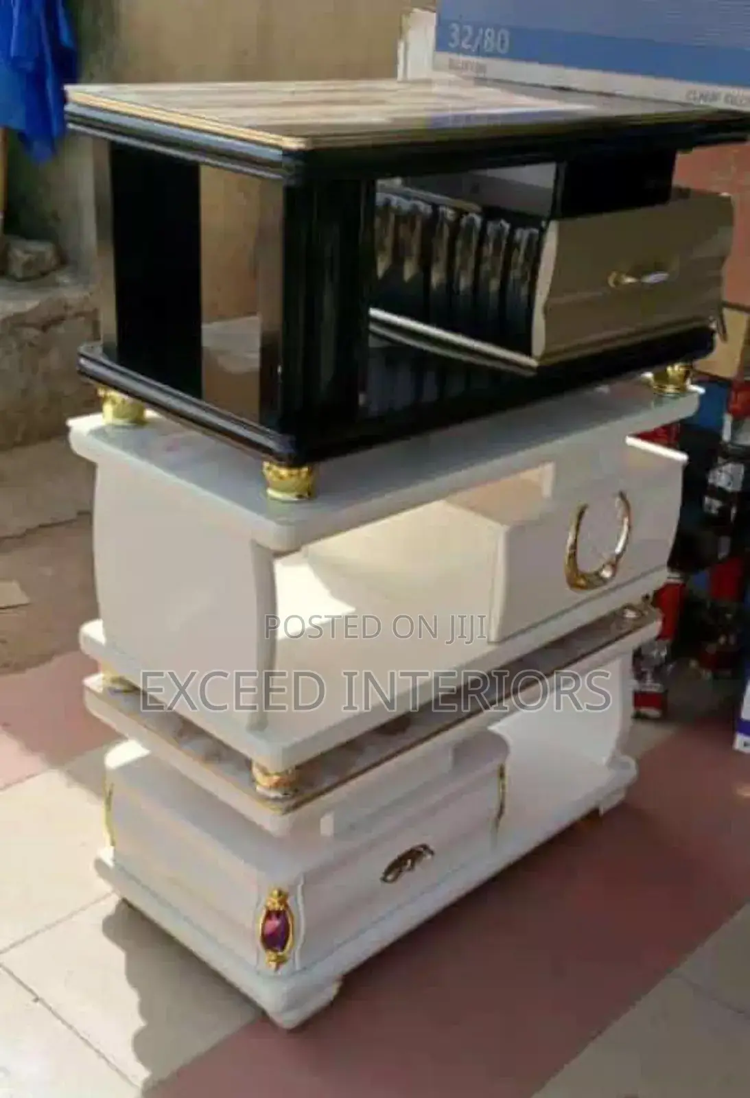Classic Imported Sets of Center Table With Tv Stand