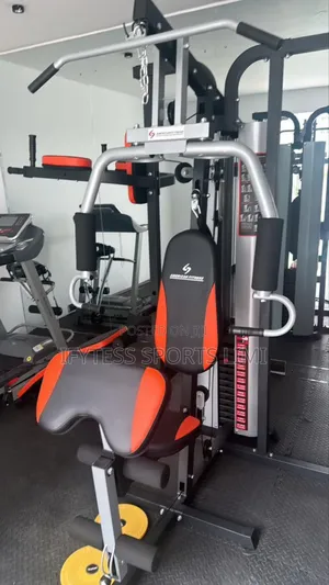 Station Gym With Cover American Fitness