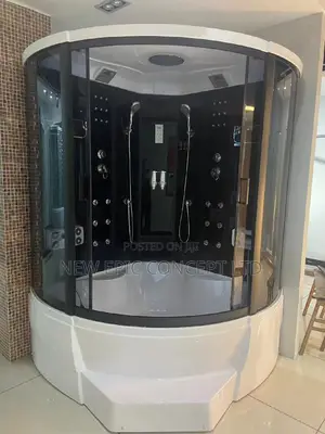 Black Frame Steam Jacuzzi