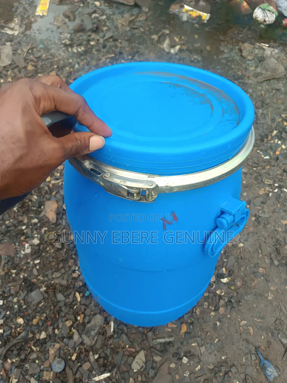 25 Liters of Plastic Empty Container Drum