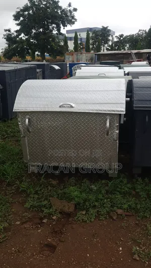 Metal Trash Bin. 1200 Liters Ruggedly Built.