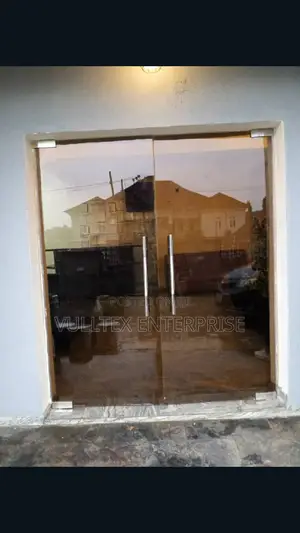 Glass Door, ( Double Swing).