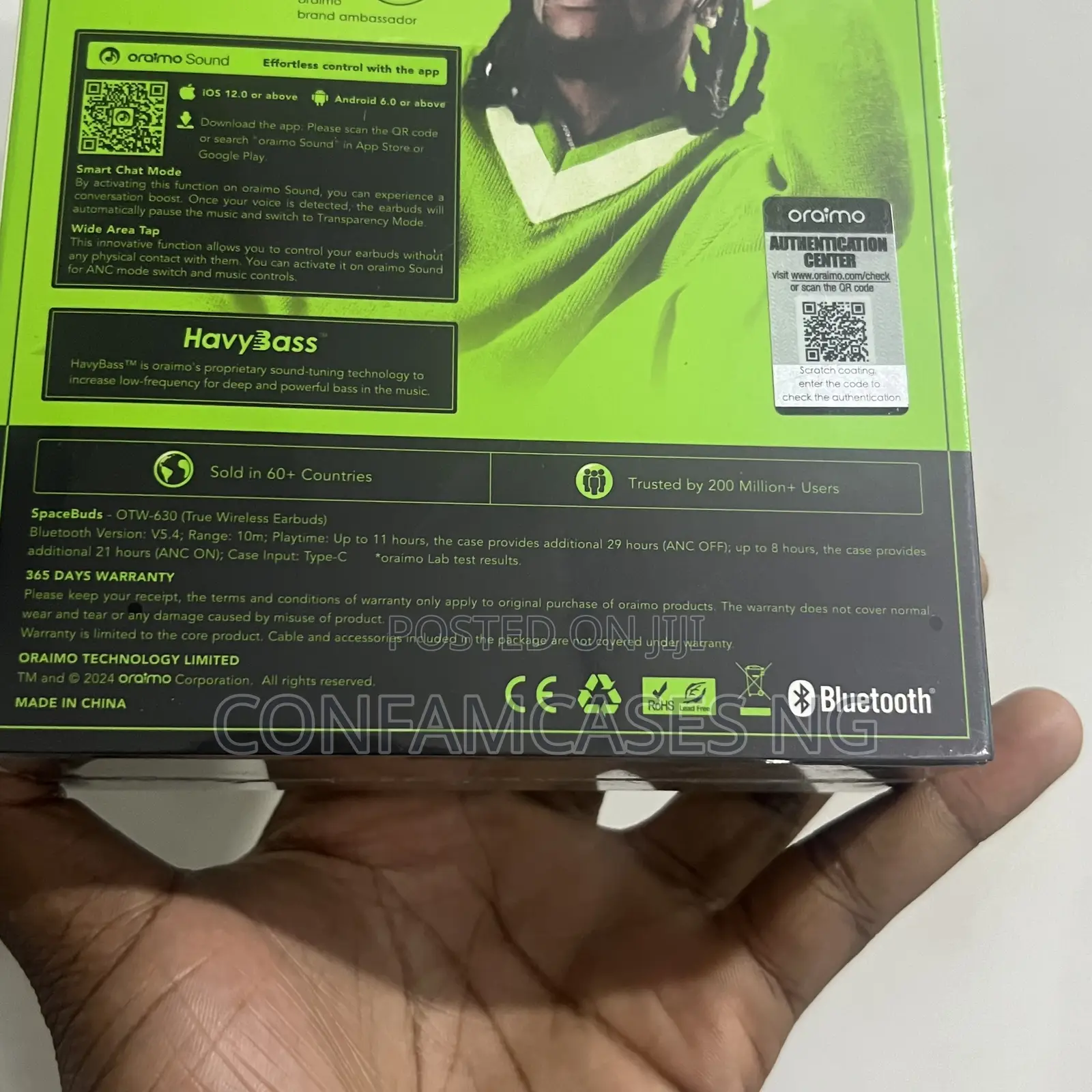 Oraimo Spacebuds Space Buds Anc Earbud