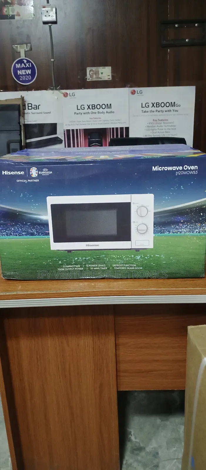 20 Liters Hisense Microwave Oven, Latest Model, White Color
