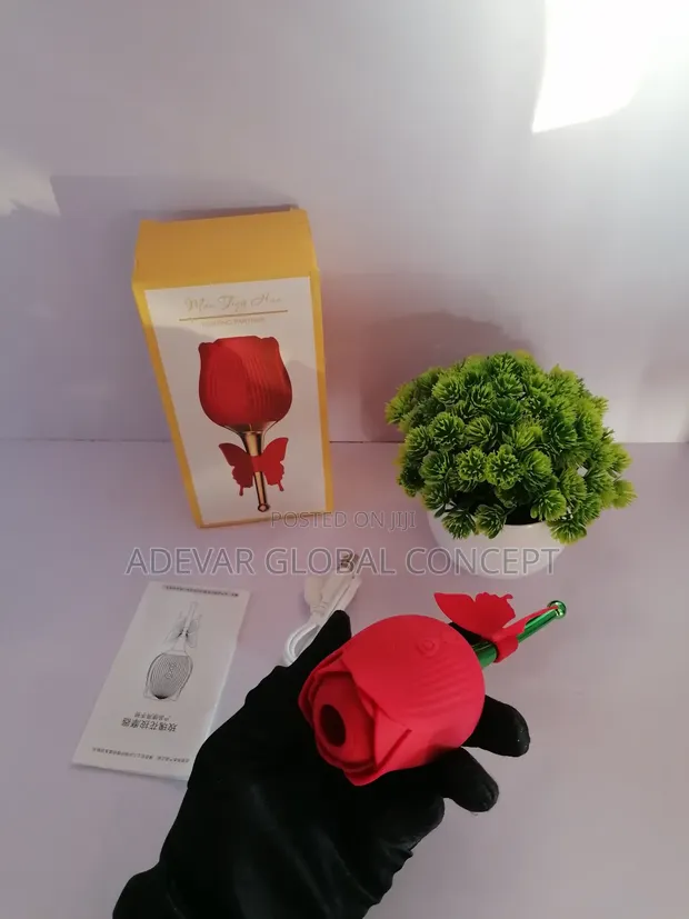 Two-in-One Rose Vibrator Butterfly Sucking Clitoral Sex Toy for sale -  Adevar Global Concept  Price:  25,000 on Jiji.ng [Ojodu]