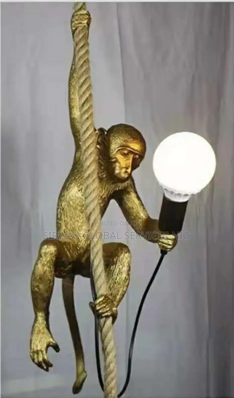 Monkey Dropping Light Fittings