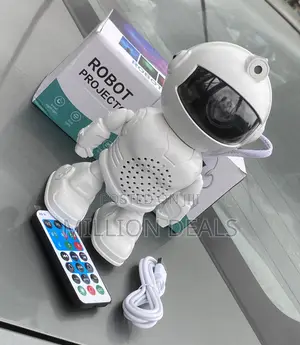 Portable Robotic Multicolor Night Light Projector
