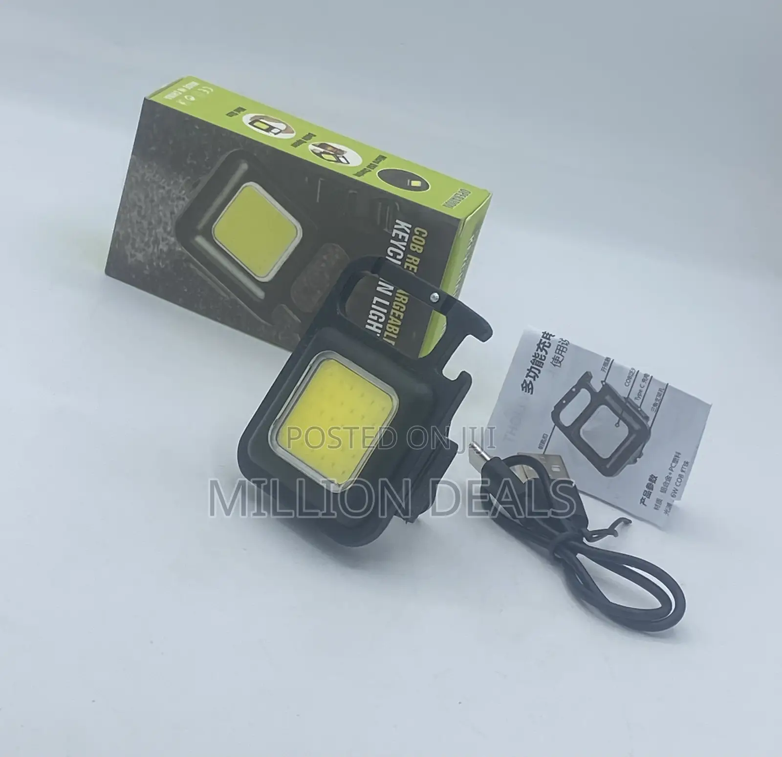 3-in-1 Multifunctional Cob Rechargeable Light
