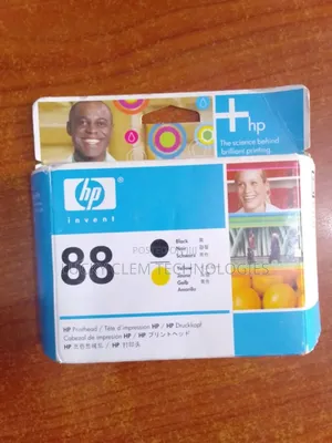 HP 88 Black and Yellow Print Head.