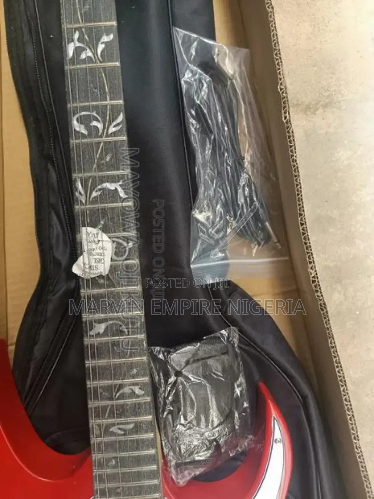 Flying v Shape Electric Guitar Profession Music Thunderstorm