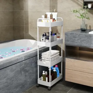 4 Layer Slim Bathroom Storage Rack