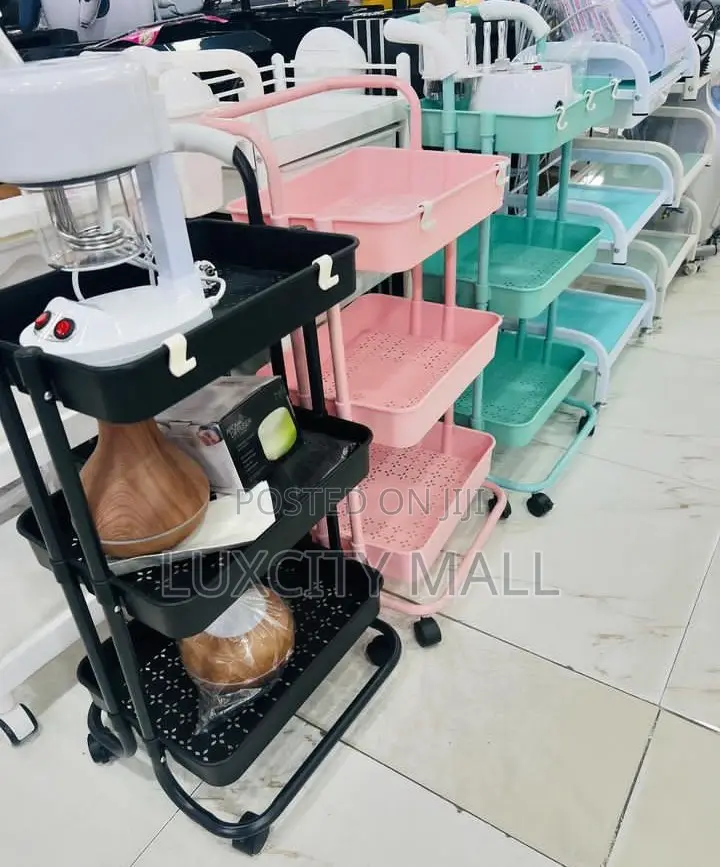 3 Layers Plastic Trolley