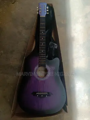 38 Inches Purple Acoustic Guitar_ Thunderstorm