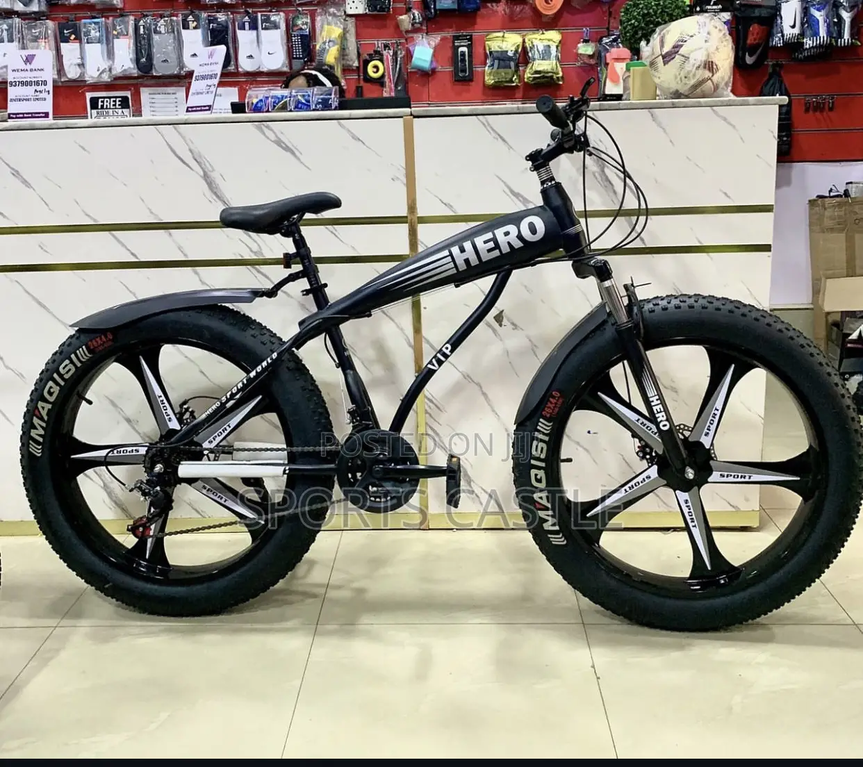 Alloyed Rim Fat Tyre Bicycle