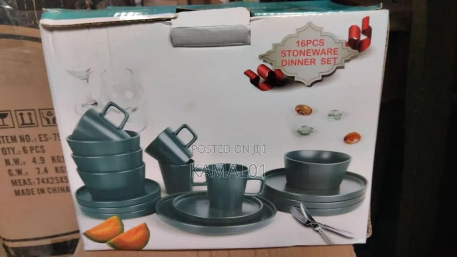 16pcs Stoneware Dinner Set.