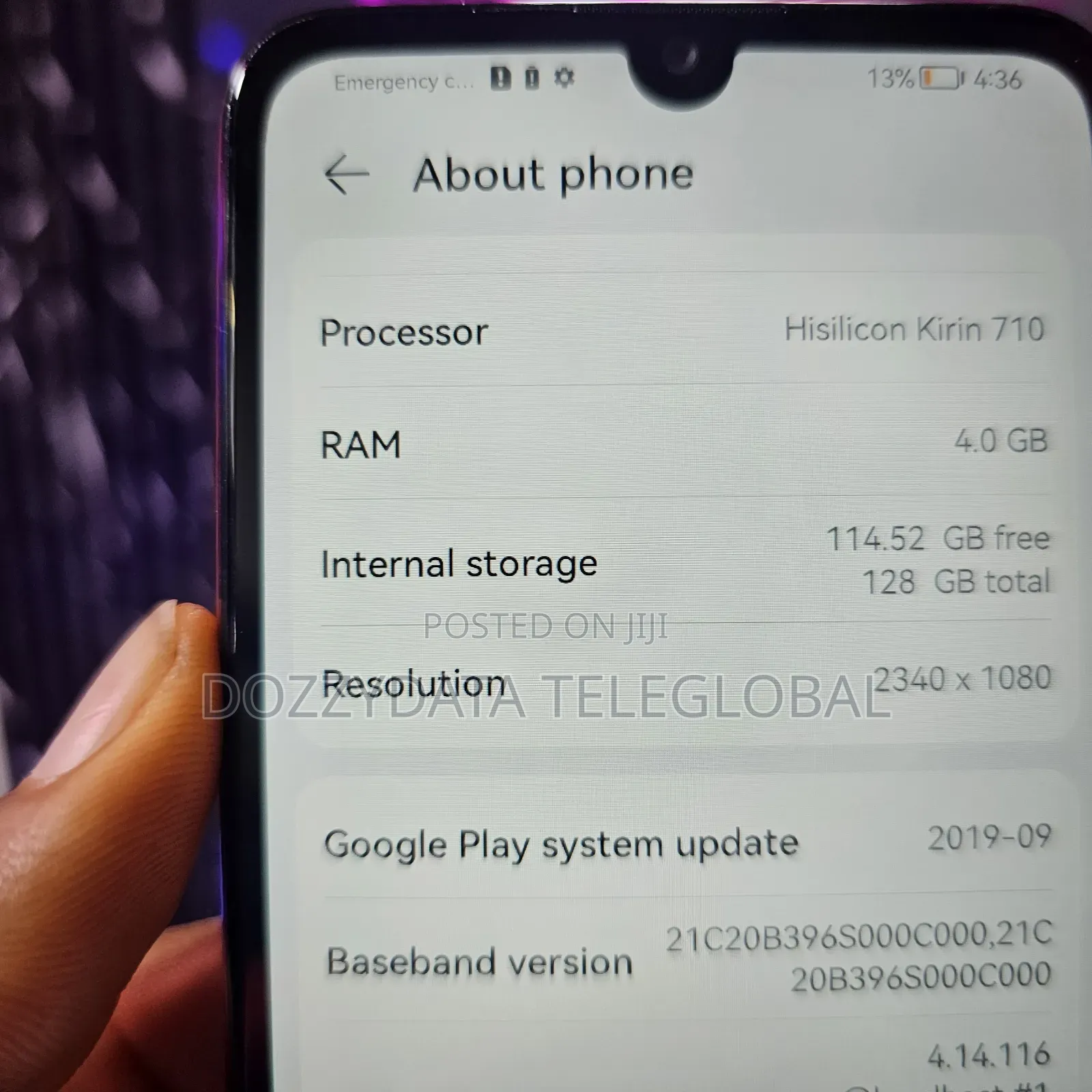 Huawei P Smart+ 2019 64 GB Red