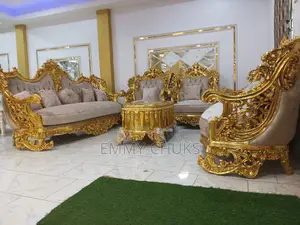 Luxury Classic Royal Gold Sofa's Chair