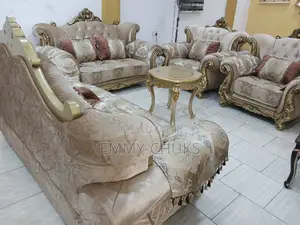 7 Seater Royal Turkish Fabric Sofa Chair