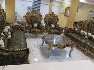 Complete Queens Classic Turkish Sofa's Chairs and Table