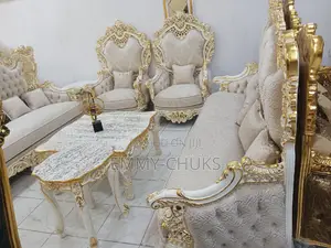 Complete Set 8 Seater Imported Turkish Royal Sofa's Chairs