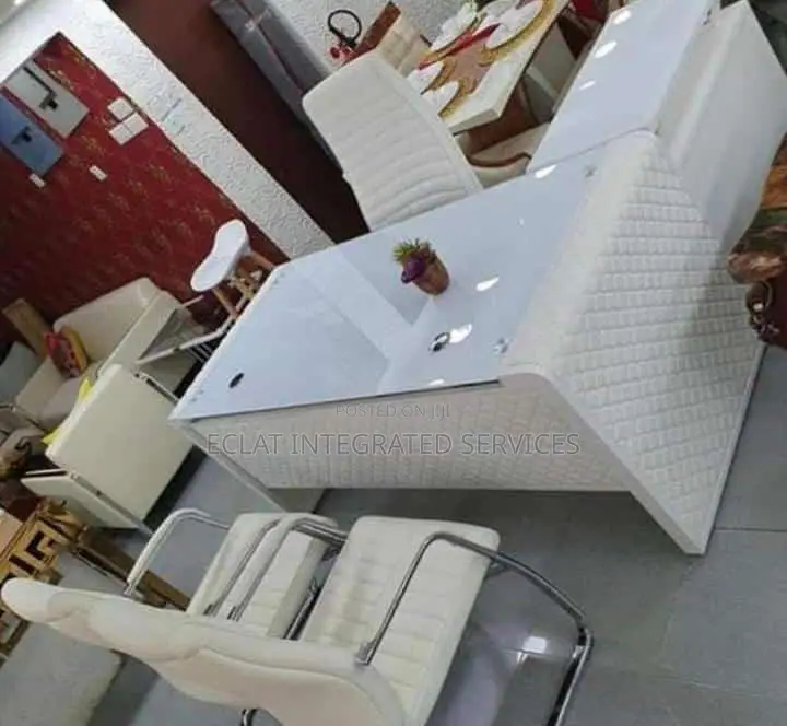 White Executive Office Table