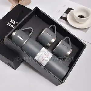 Double Cup Stainless Flask