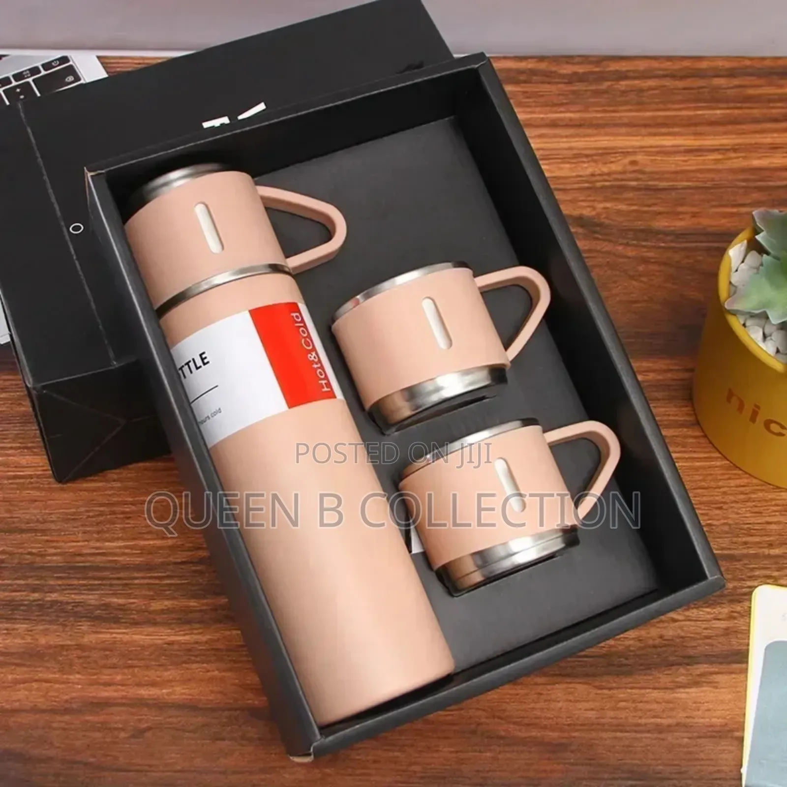 Double Cup Stainless Flask