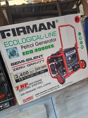 Firman Petrol Gen Model Eco4990e2 100% Copper Coil 3.4kva