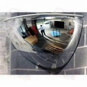 Security 18 Inch Glass Quarter Dome Mirror for Office