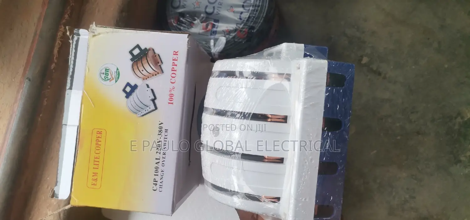 100amps 4pole Portable Change Over