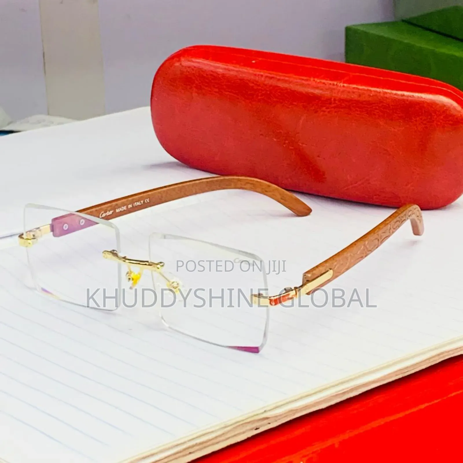 Vintage Classy Designer Glasses With Case Cl
