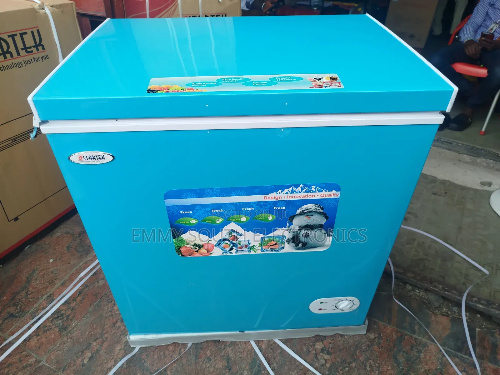 Startek Chest Deep Freezer Low Voltage 255 Litres