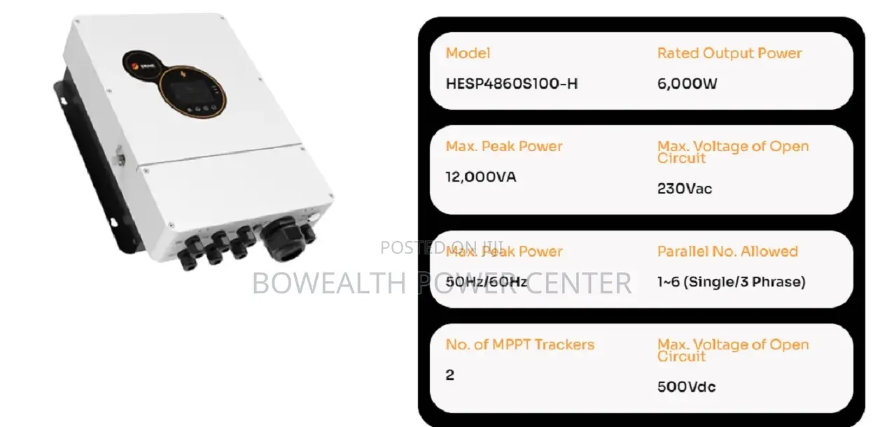 Srne Hesp4860s100-H 6000W Inverter