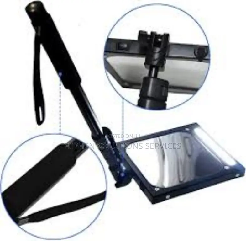 Under Car Inspection Mirror With Wheels and Handheld
