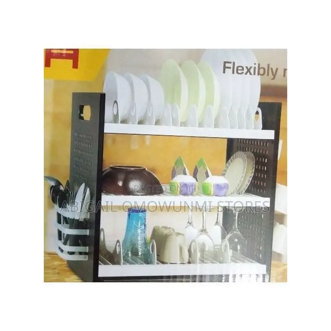 3 Tires Qasa Rustless Plastic Plate Rack