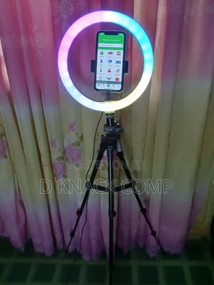 20 Mode RGB Led Soft Ring Light With Standing Tripod