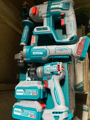 Total 3pcs Cordless Combo Set 20v(Rotaryhammer,Drill,Grinder