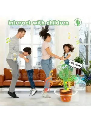Rechargeable Dancing Talking Cactus Toy for Babies/Kiddies