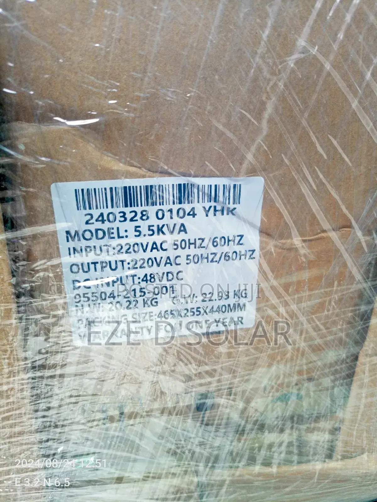 Yohako Inverter 5.5kva/48v